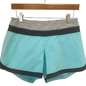 LULULEMON Blue & Gray Running Workout Yoga Shorts – Size 4